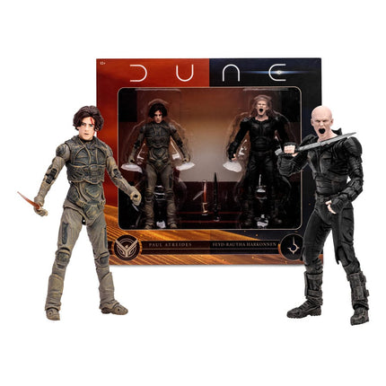 Paul Atreides and Feyd-Rautha Harkonnen Dune: Part Two Action Figure 2-Pack 18 cm